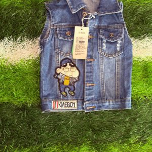 Children Sleeveless Jeans Top 1